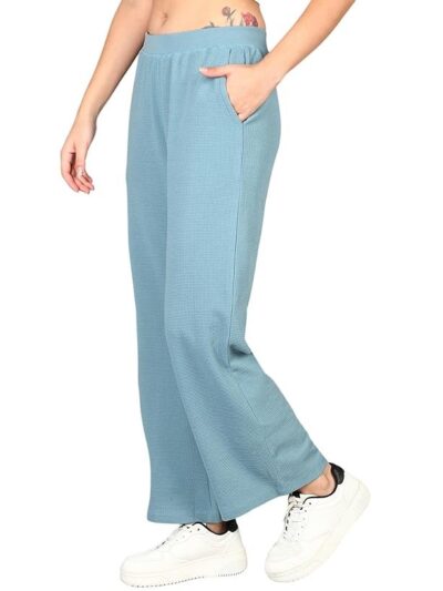 Alan Jones Clothing Women's Straight Fit Mid Rise Pants