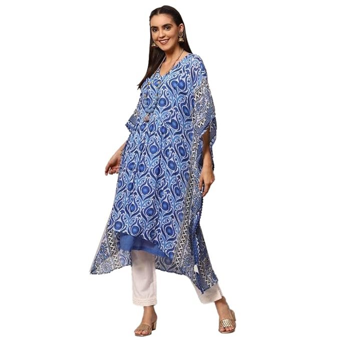 BIBA Women'S Cotton Salwar Kurta Dupatta