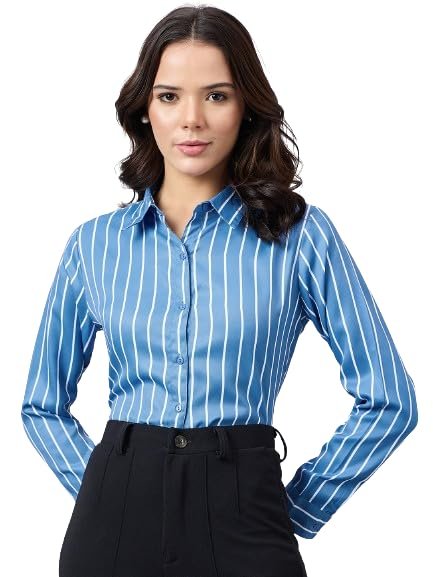 Style Quotient Women Polyester Regular Fit Formal Shirt