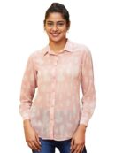 Globus Women Cuffed Sleeves Animal & Abstract Print Georgette Workwear Shirt