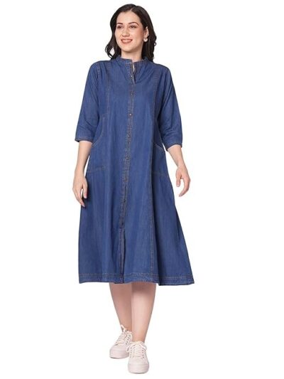 GIA Denim Dress for Women, All time All Season Fashion