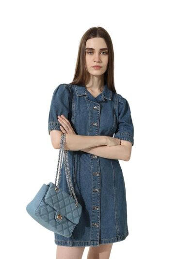 ONLY Denim Shirt Dress- Mini