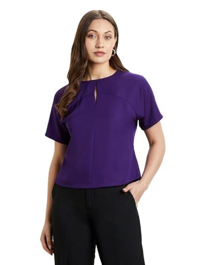 Symbol Premium Women's 'Desk-to-Dinner' Crop Top (Relaxed Fit | Stylish)
