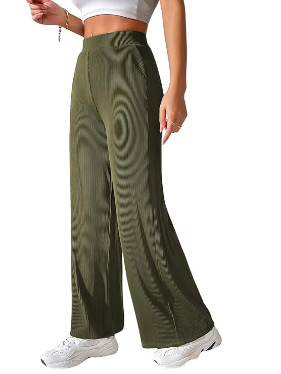 GRECIILOOKS Tailored Trousers for Women | Women Trousers | Women's High-Waisted Pant | Women Trousers Pants | Korean Trousers for Women