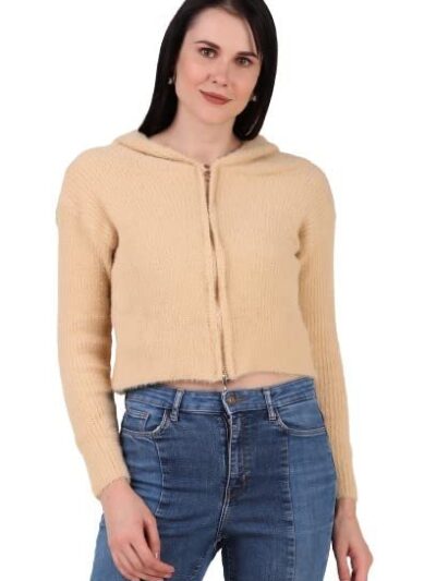 Infernium Hairy Woolen Yarn Sweatshirt.