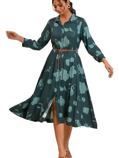 W for Woman Women's Knee Length Dress