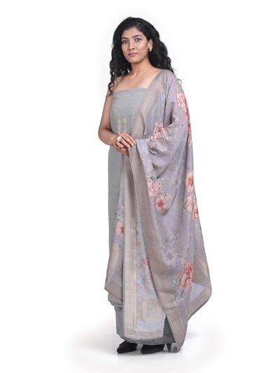 THE WEAVERS SHOP BY RAAVI Unstitched Embroidered Dress Material